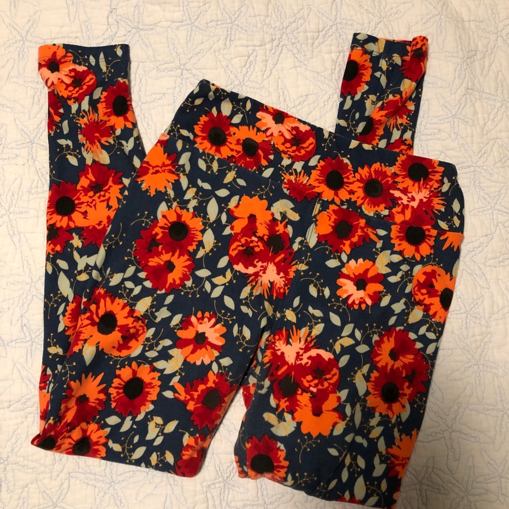 Lularoe floral leggings